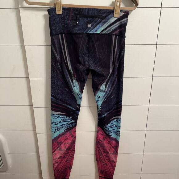 Lululemon Speed Wunder Tight Nulux Electrobeam Speed Tight Multi Leggings SZ 6 - Picture 4 of 8